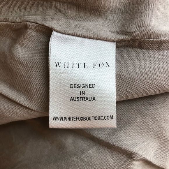 SzM White Fox Gray Wrap Dress - Picture 10 of 11